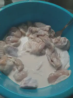 chiken in milk